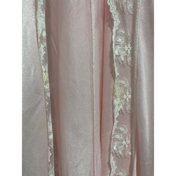 Previews USA Vintage Lace Long Robe Womens M Tie Waist Feminine Elegant Fantasy - Picture 7 of 9